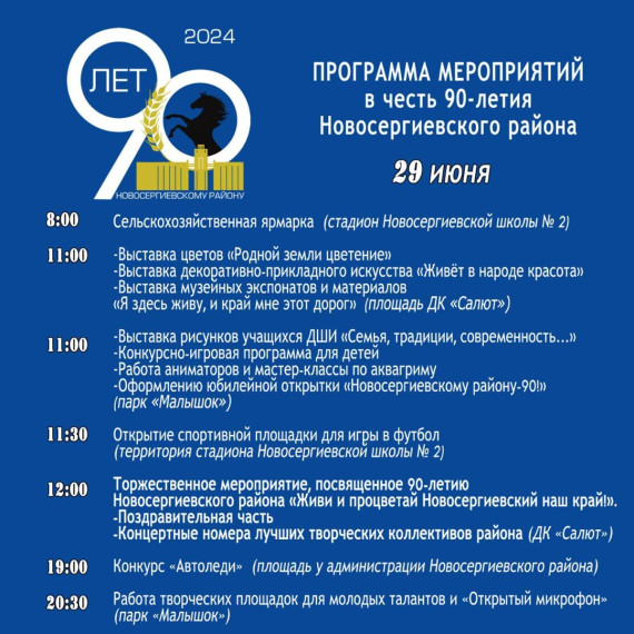 юбилей района.